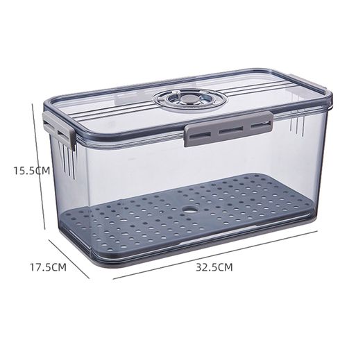 Large Clear Bread Box Airtight Storage Bin Bread Box for Kitchen Countertop — image 1