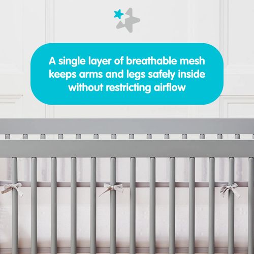 AirflowBaby Essential 2mm Breathable Mesh Liner For Cots with 120x60cm or — image 24