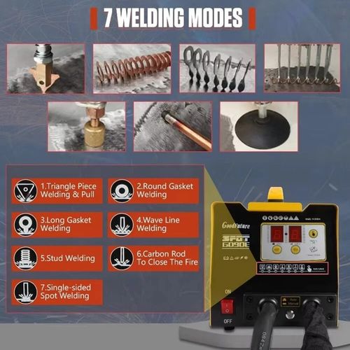 3800A 220V Dent Puller Spot Welder Auto Stud Welding Machine 7 Modes Available # — image 11