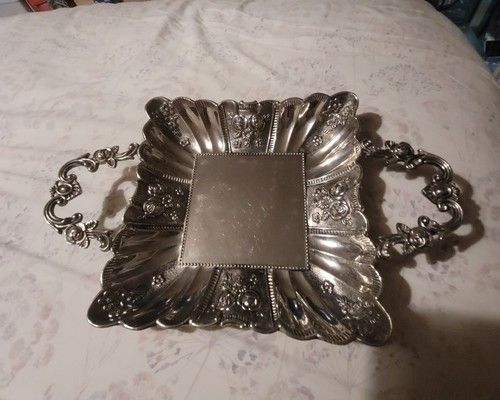  Vintage Silver Nickle-plated Candy Bowl
