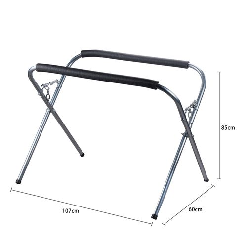 SwitZer Body Shop Panel Stand Heavy Duty Folding Painting Stand Work Support Gry — image 9