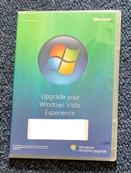 Microsoft Windows Vista - Anytime Upgrade 32 Bit DVD Disc - Pre-Owned!