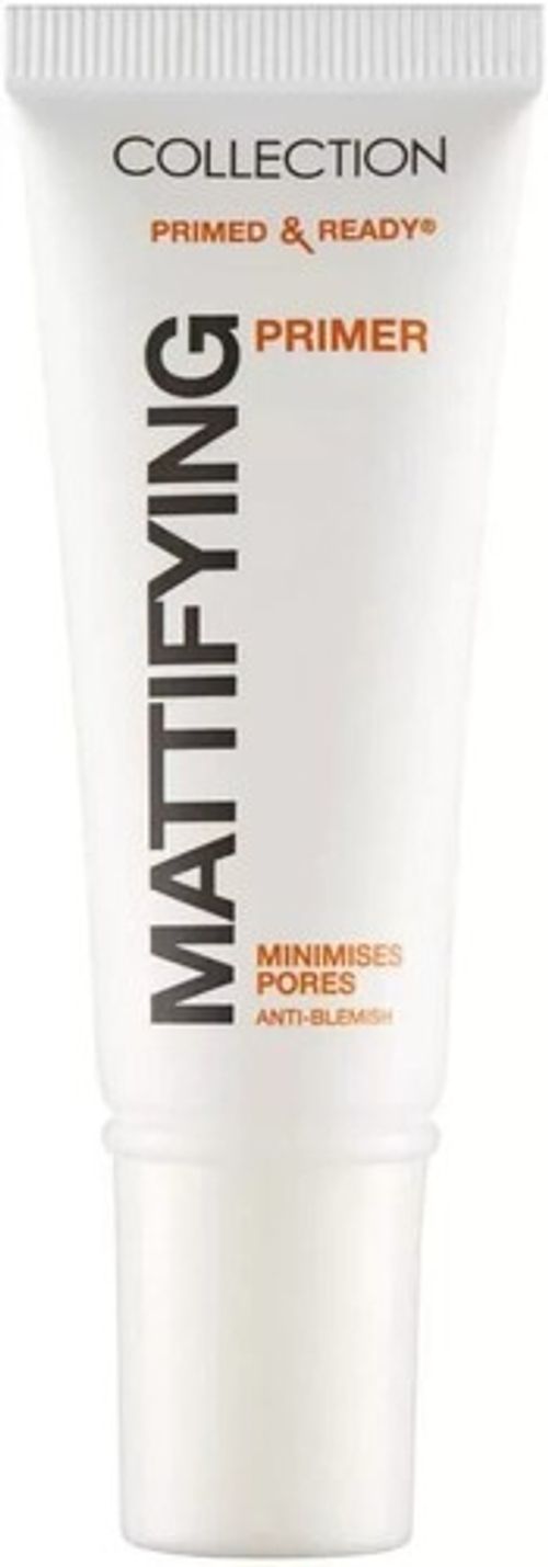 Collection Cosmetics Primed and Ready Mattifying Primer | 25ml | Minimises Pores