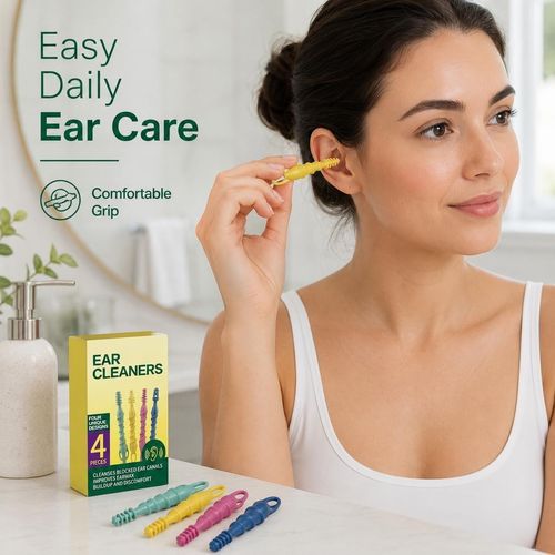 2026 NEW Silicone Ear Wax Removal Tool Set, 4 Pcs Reusable Ear Cleaners UK — image 4