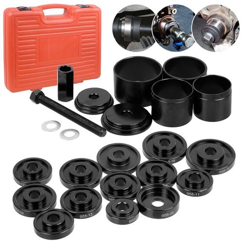 12 Ton Workshop Press Machine Hydraulic Bench + 23pc Wheel Drive Bearing Puller — image 20