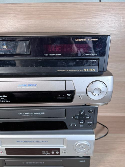 5 Vintage VCR Players Spares/Repairs Bundle  - Panasonic, Philips, Alba & Matsui — image 3