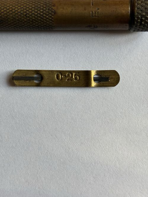 Vintage Brass Tool Pin Vice Hand Tool with Fine Gauge Needles Made In England — image 3