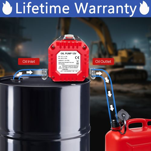 12V 1000W Electric Car Oil Extractor Pump For Transfer Fluid Engine Vacuum — image 1