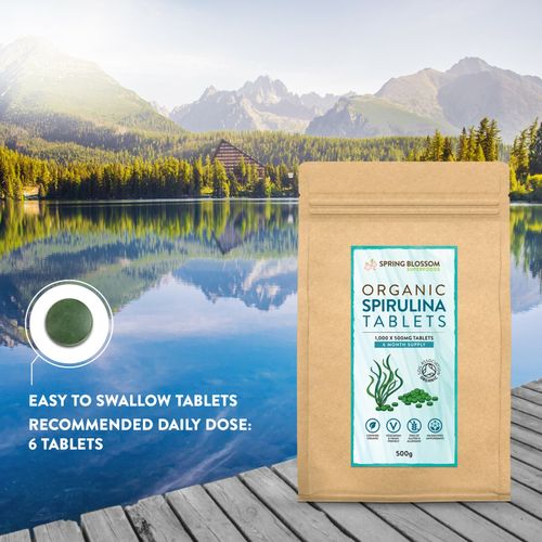 500G 100% ORGANIC SPIRULINA (1,000 x 500MG) TABLETS IMMUNE BOOSTER MULTIVITAMIN — image 6