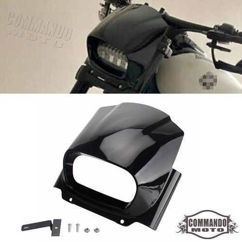 For Harley Fat Bob FXFB  FXFBS 2018-2024 Headlight Fairing Cowl & Mount Kit