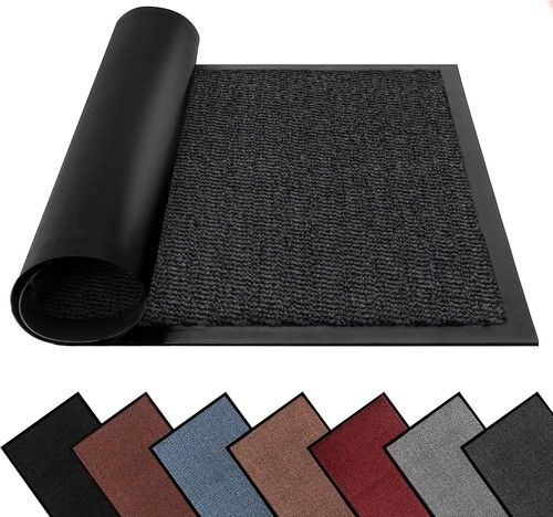 LARGE HEAVY DUTY NON SLIP RUBBER BACK BARRIER DOOR MAT KITCHEN HALLWAY FLOOR RUG