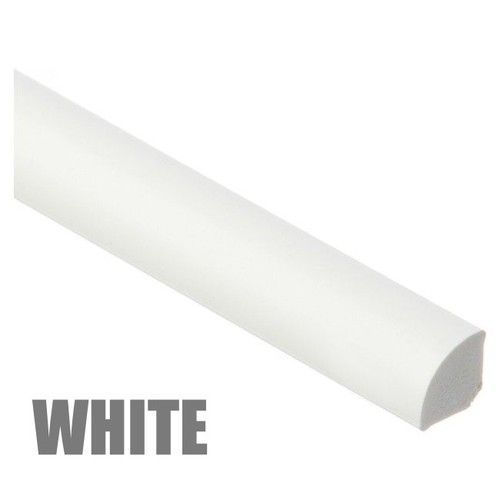 uPVC Skirting Quadrant Trim 18mm x 2.5 metres Window Door Plastic Edge Trim