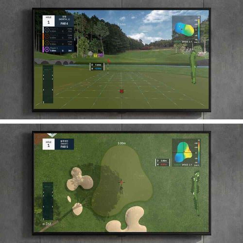 Exputt RG Golf Putting Simulator Practice Putt Trainer Aid Metrics Online Gaming — image 7