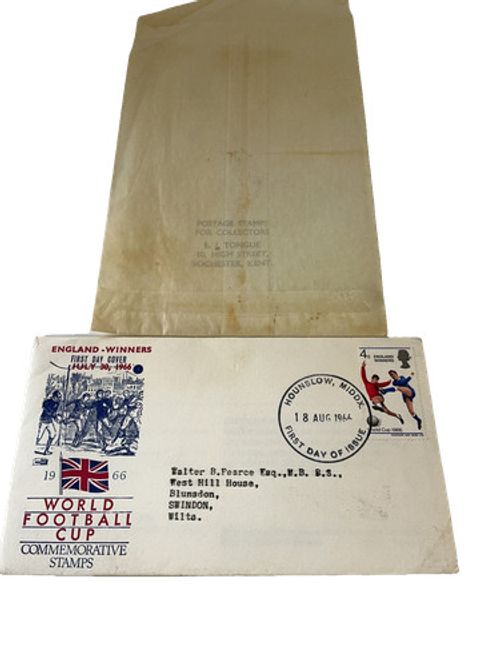1966 World Cup England Winners First Day Cover Hounslow Postmark Philart