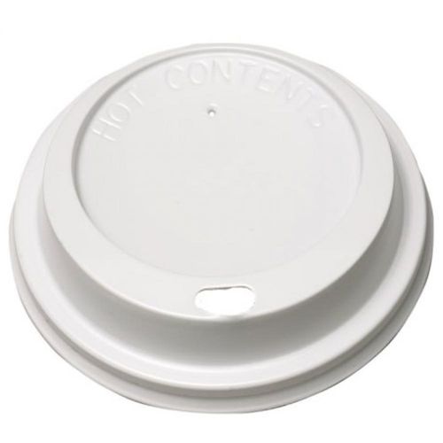 White/Black Plastic Coffee Cup Lids, Hot Drink Sip Lids to Fit Paper Cups 8/12oz — image 9
