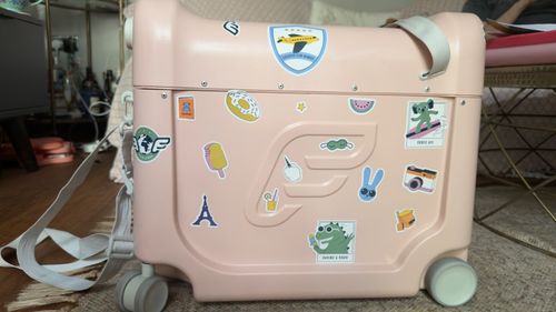 2x Stokke JetKids BedBox Sets Sea Foam Green & Blush Pink Bundle extra accessori — image 8