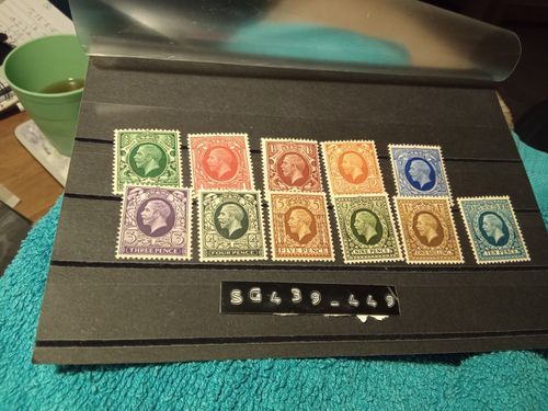 Great Britain King George V 1931-40 Pre-Decimal MNH Stamp Set SG439-449 9v — image 2