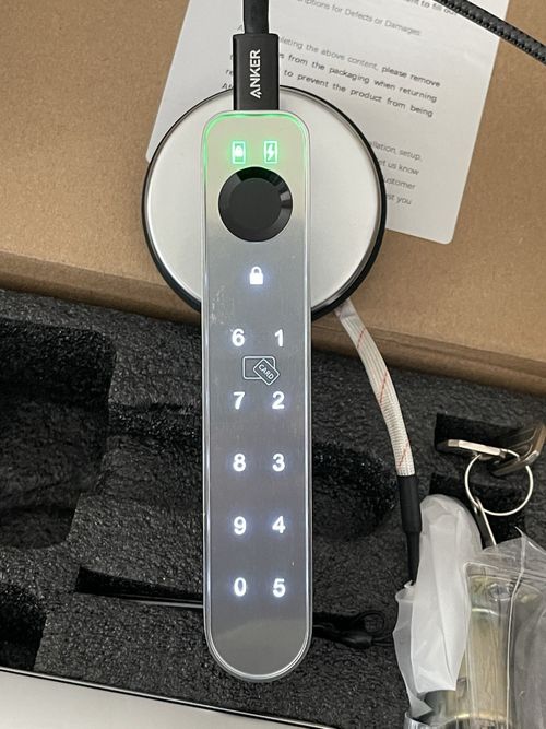 Smart Fingerprint Door Lock Unlike Your Future Life Come With 2 Key & 2 IC Card — image 4