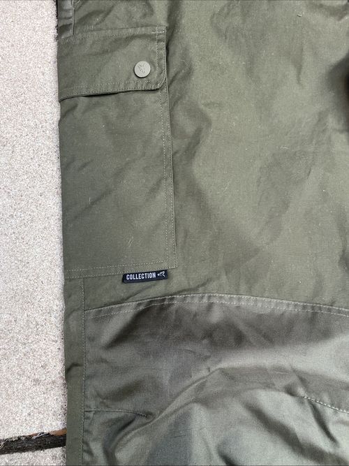 Men’s 2XL 42 - 44 Fox Carp Fishing Combat Trousers Cargo Pants Khaki Green BNWT — image 2