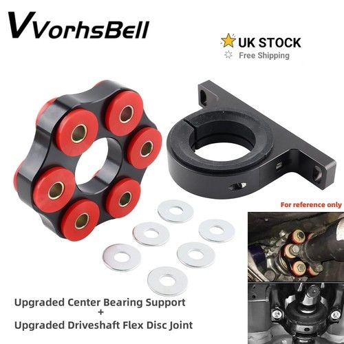 Driveshaft Center Support Bearing + Flex Disc Joint Kit for BMW E36 E46 3 Series