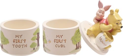 Tooth & Curl Trinket Box Set Disney Magical Beginnings Winnie The Pooh Piglet — image 2