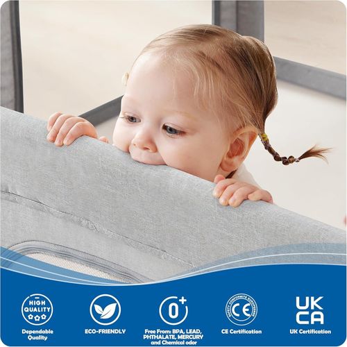 Sweeby Baby Playpen, Foldable Play Yard, Extra-Large Baby Fence for Indoor & Out — image 7