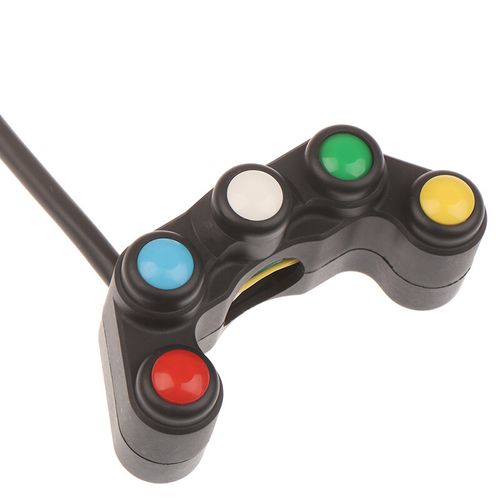 Universal 5 button Array Motorcycle Switches Race Bikes 22mm Handlebar Switch  A — image 12