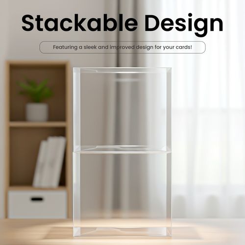 Clear Plastic Protector for Pokemon ETB Box 0.5mm Display Case Storage 1-80 Pack — image 6