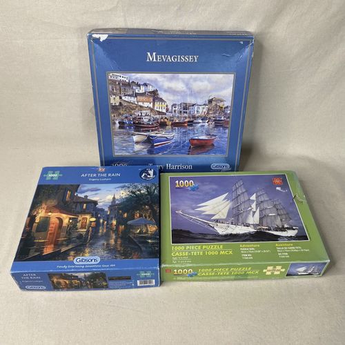 Jigsaw Puzzle Bundle x15 Joblot 1000 Pieces Christmas Hobby Unchecked Pastime — image 20