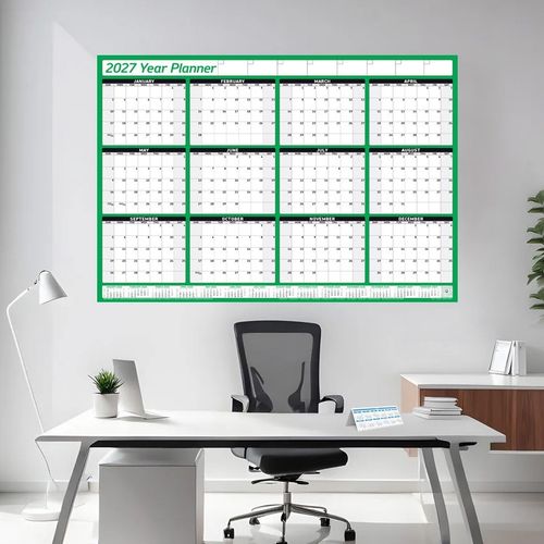 2027 Wall Calendar Year Planner Chart 12 Months Calender ✔WIDEST RANGE ON EBAY — image 8