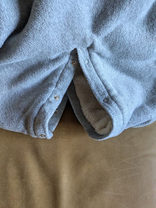 Gap Baby Winter Grey Fleece Outer All In One Koala Bear Jacket 3-6 Month Romper — image 4