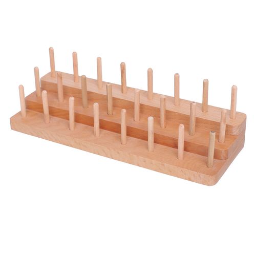 Fly Tying Thread Spool Stand Nature Wood Spool Station Hand Made Travelling — image 4
