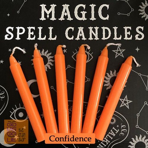 SPELL CANDLES *Witch Pagan Wiccan Protection Love *Ritual Altar Magic *Pack of 6