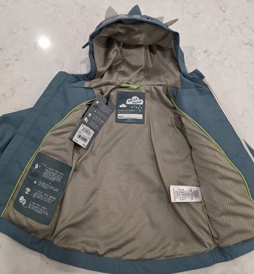 NEXT Waterproof Coat Dinosaur Design Age 6-9 Months BNWT BRAND NEW — image 2