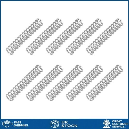 Durable Stainless Steel Compression Springs 0.3mm x 2mm x 10mm 10 Pcs
