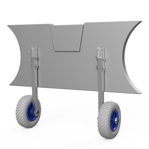 Boat Transom Wheels Launching Wheels Dinghy for Inflatables Stainless Steel