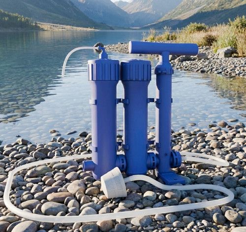 Outdoor Camping Water Filter 3-Stage Filtration System Survival Travel Purifier