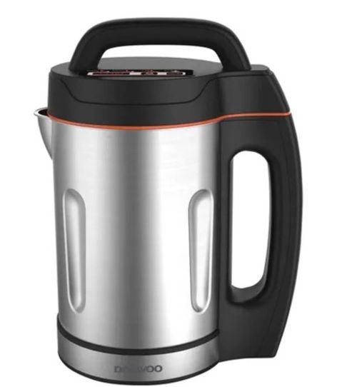 Daewoo Soup Maker 1.6L 1000W Stainless Steel Full Size Soup Maker Black/Silver