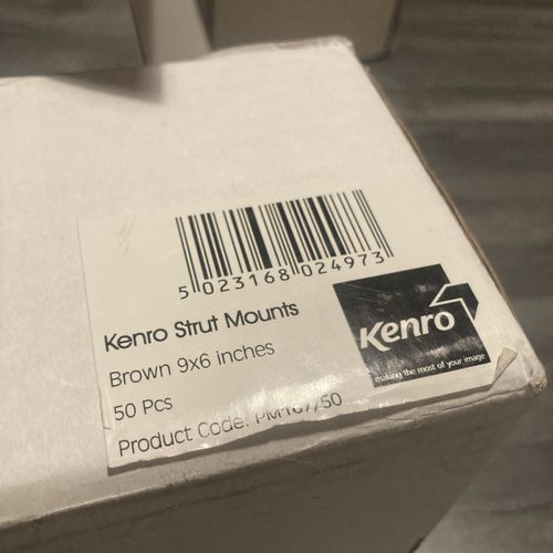 Kenro Brown Cardboard Photo Strut Mounts 9x6" PM167/50 Approx 40 Unused Job Lot — image 2
