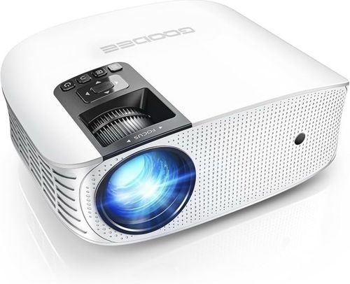 GooDee Smart LCD Projector 1080p 4K Support WiFi Bluetooth Dolby White — image 7