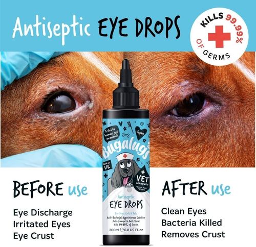 BUGALUGS Dog Eye Drops for infection 200ml, Antiseptic eye drops for dogs, puppy — image 5
