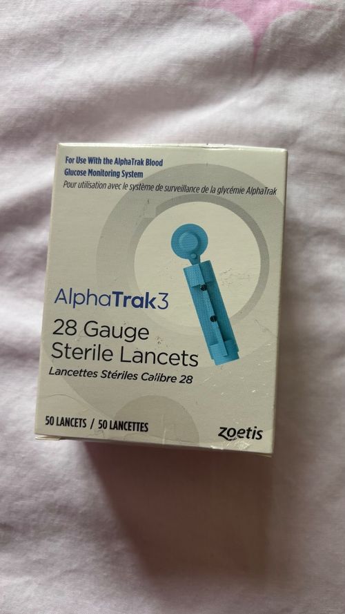 AlphaTrak 3 Blood Glucose Monitor with test strips and lancets — image 6