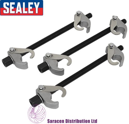 SEALEY 3 PIECE COIL SPRING COMPRESSOR SET, WITH SAFETY HOOKS - AK384 — image 2