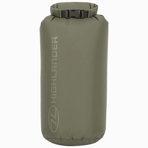 Highlander Waterproof Dry Bag Liner Olive Roll Top Sack Camping Kayaking Canoe