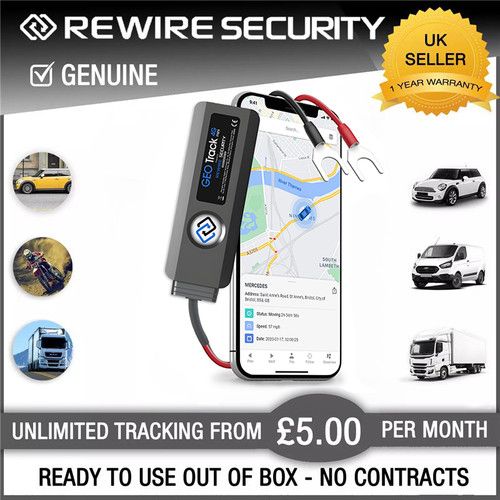 GPS Tracker Geo Track 4G Vehicle Car Van Motorbike Fleet Tracking Device System