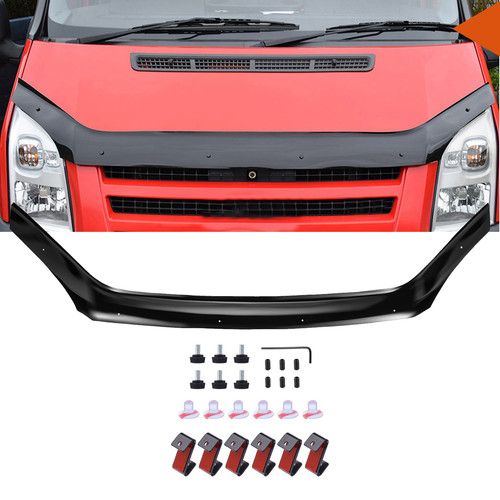 FORD TRANSIT MK7 2006-2013 BONNET WIND STONE DEFLECTOR PROTECTOR GUARD BRA Body