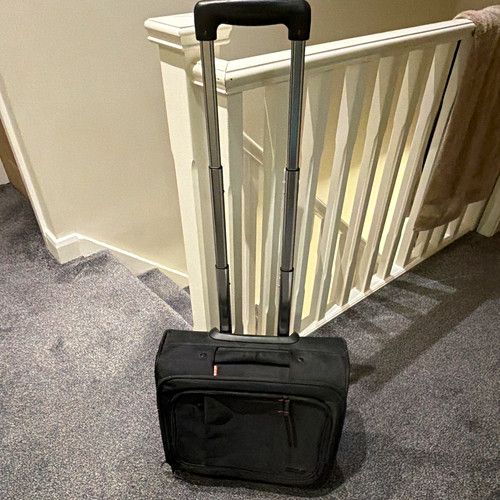 Tech Air Black Soft Pilot Case Suitcase, Rolling, Telescopic Handle mini trolley