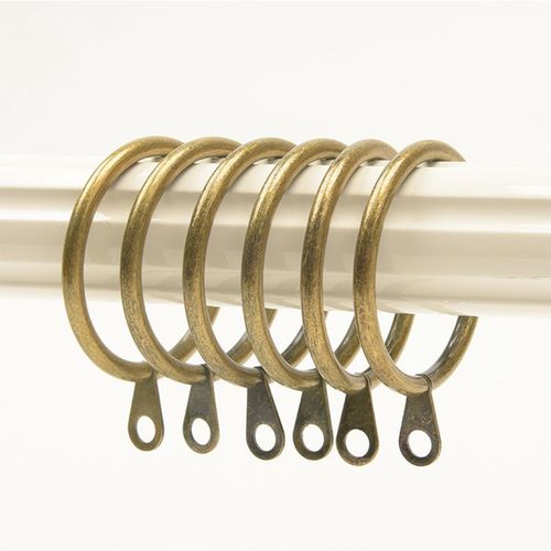 38mm Antique Brass Curtain Rings - 50 Pcs, Easy Installation and Elegant Style — image 7