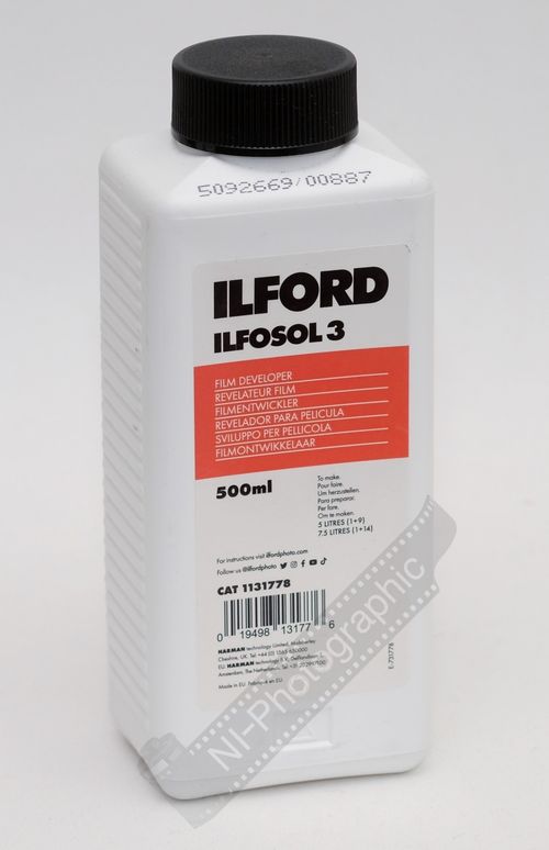 Ilford Black & White Liquid Film Developing Kit Ilfosol 3 Rapid Fixer TRACKED 48 — image 2
