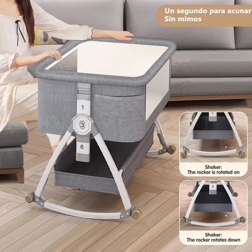 3 in 1 Baby Bedside Crib Sleeper Bassinet Safe Co Sleeping Storage Easy install — image 11